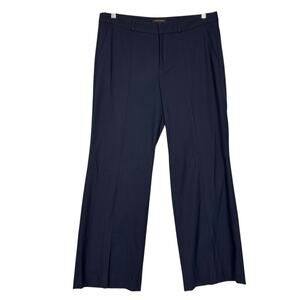 New Banana Republic Navy Blue Straight Leg Trouser Pants Sz 14S Business Casual